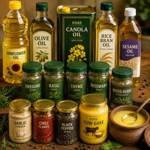 Oils, Herbs & Ghee